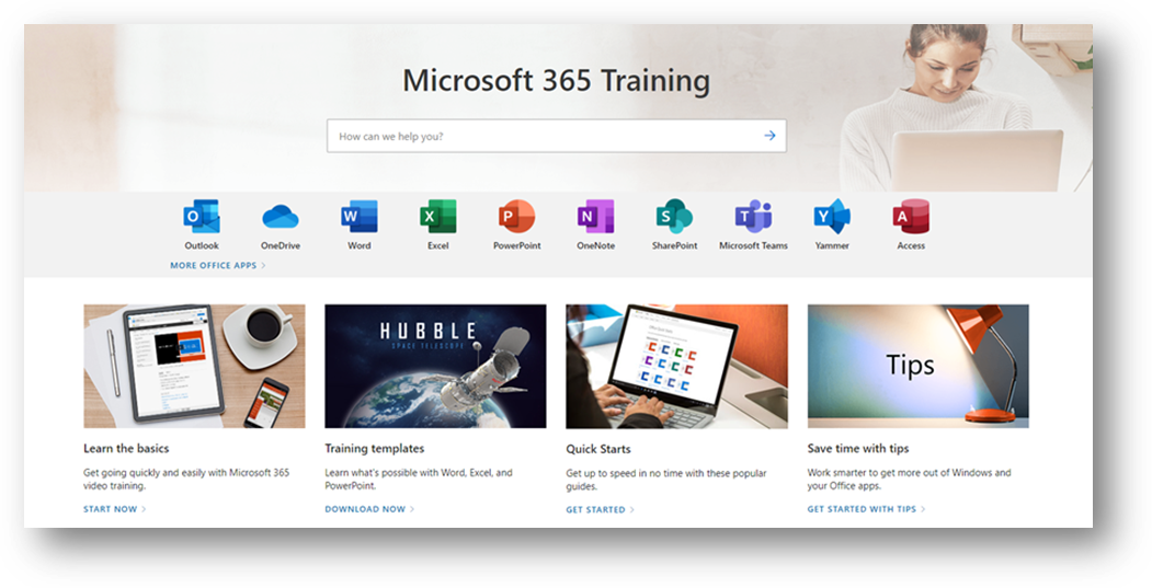 Training Page Screenshot