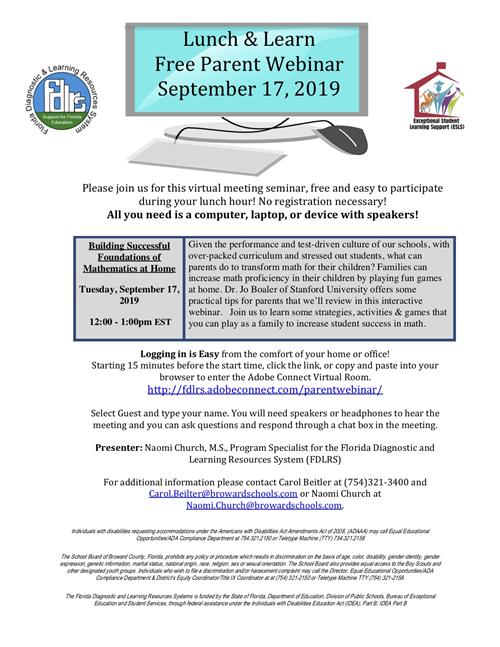 Exceptional Student Education ESE ESE Programs