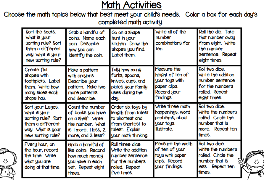 Kindergarten / Summer Learning Resources