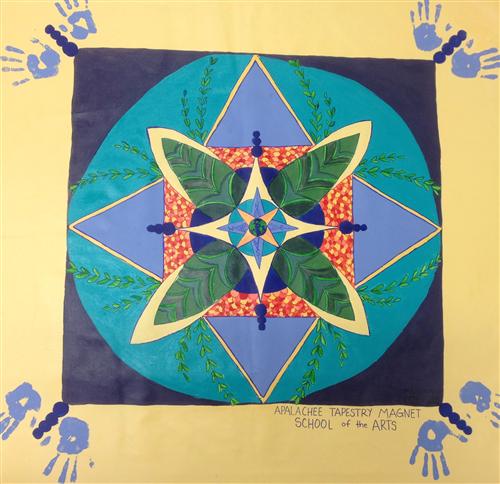 5th grade Peace Mural entry for "Kid's Guernica Project" 