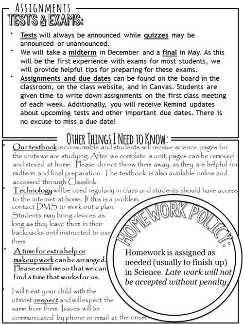 Syllabus cont.