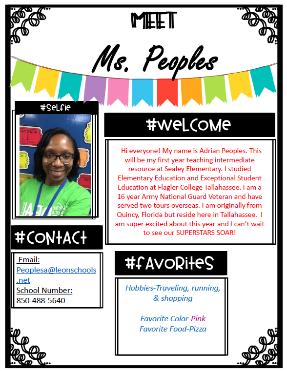 Meet Ms. Peoples 