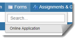 Forms Online Application Location 