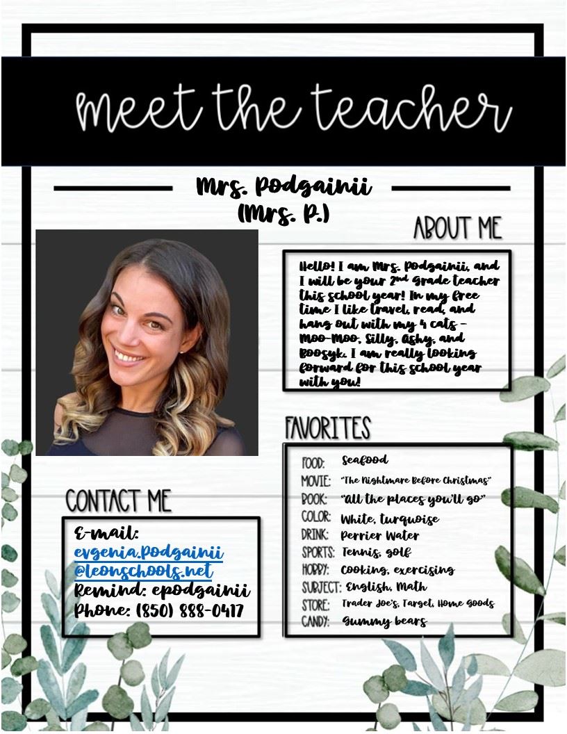 Meet The Teacher
