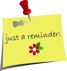 REMINDER 
