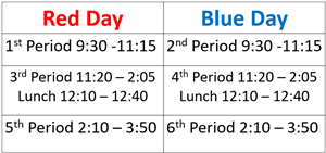 Mr. Weathersbee's Schedule Mr. Weathersbee's Schedule