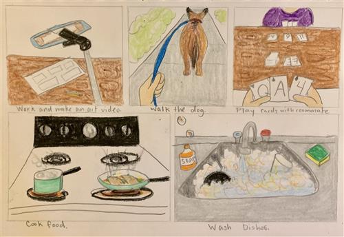 Colored in Drawing 