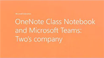 OneNote Class Notebook and Microsoft Teams