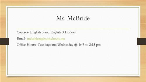 Contact me if you have any questions or concerns. 