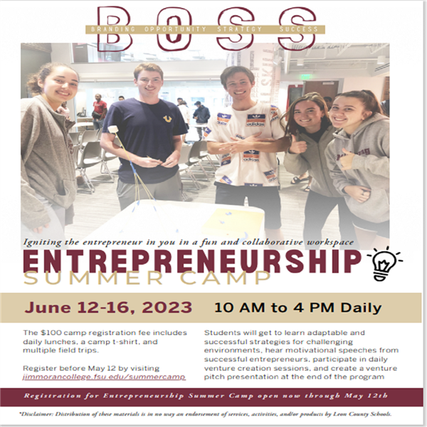 FSU Entrepreneurship Camp
