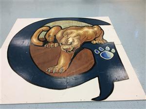 Mural in Cafeteria